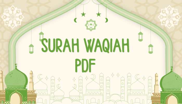 Surah Waqiah PDF: Download and Read Online Today